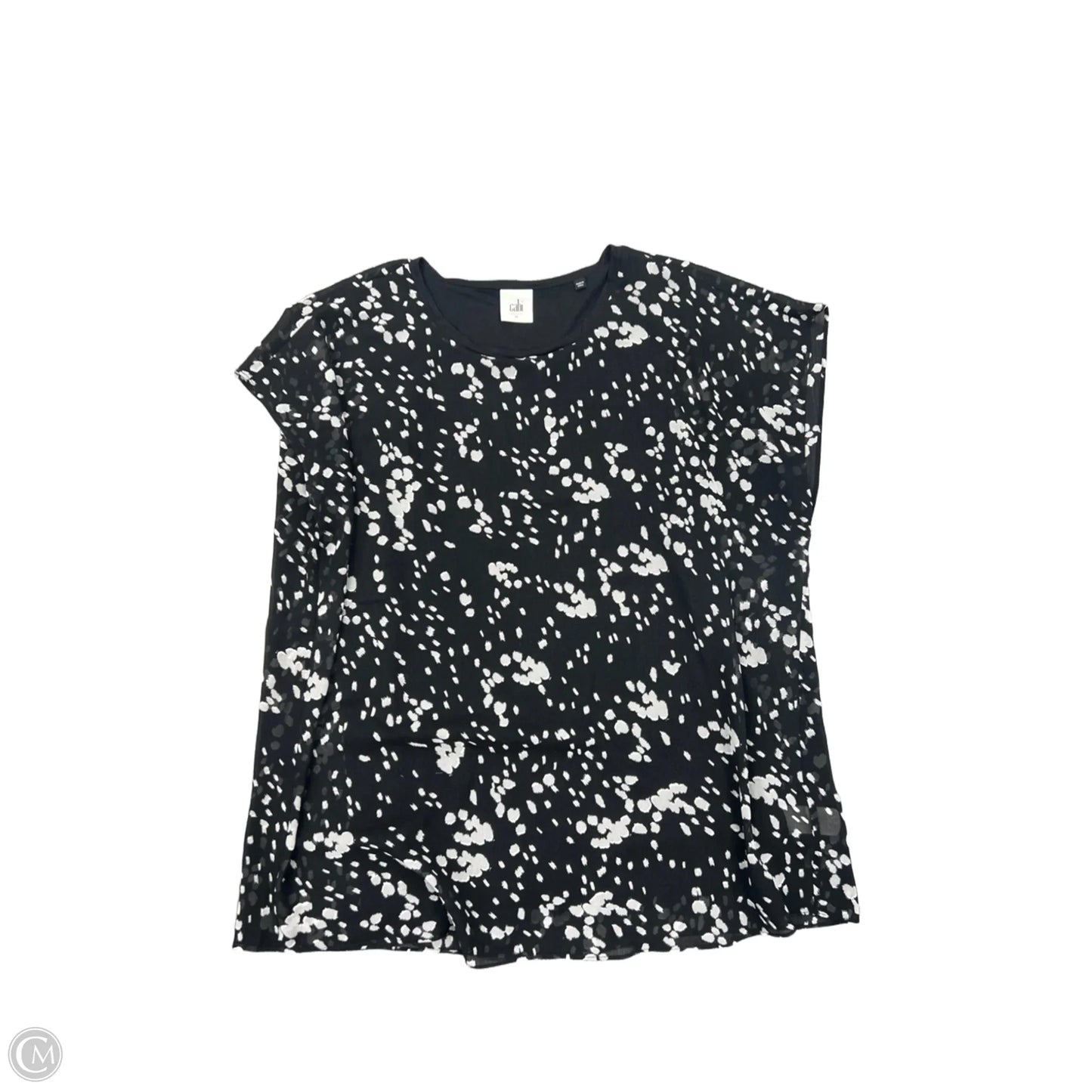 Top Sleeveless By Cabi In Black, Size: M
