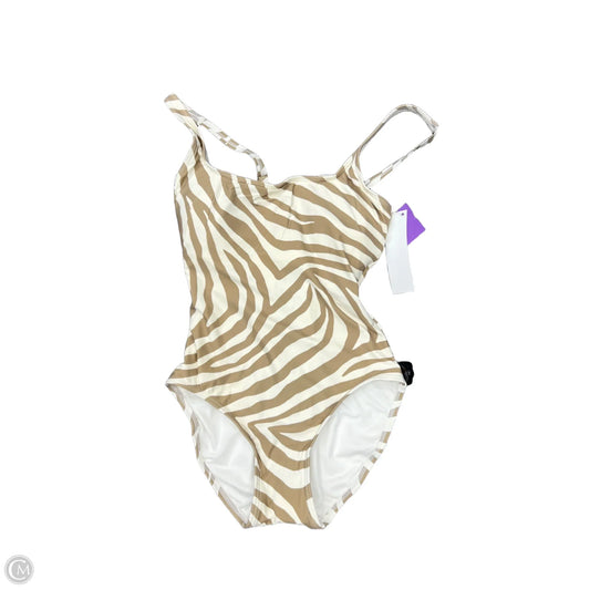 Swimsuit By Michael By Michael Kors In Zebra Print, Size: 10