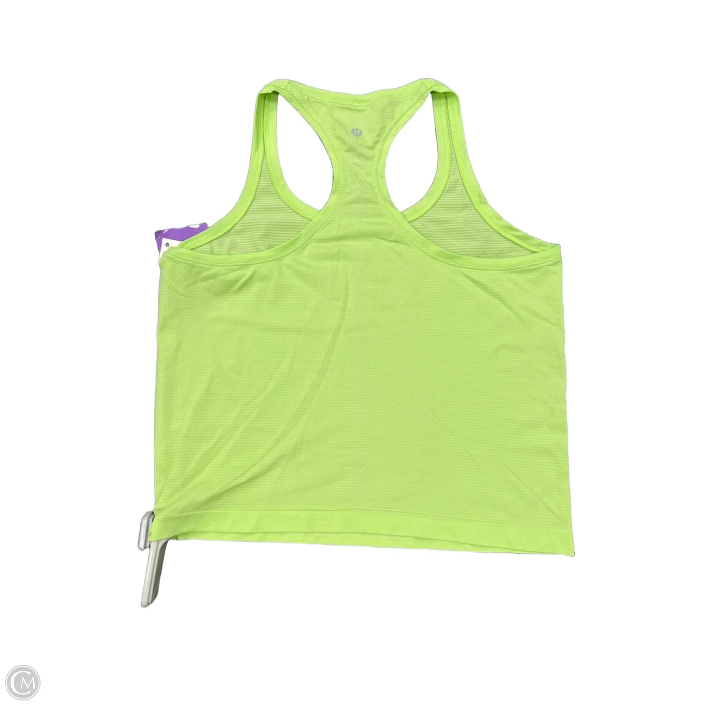 Athletic Tank Top By Lululemon In Yellow, Size: 10