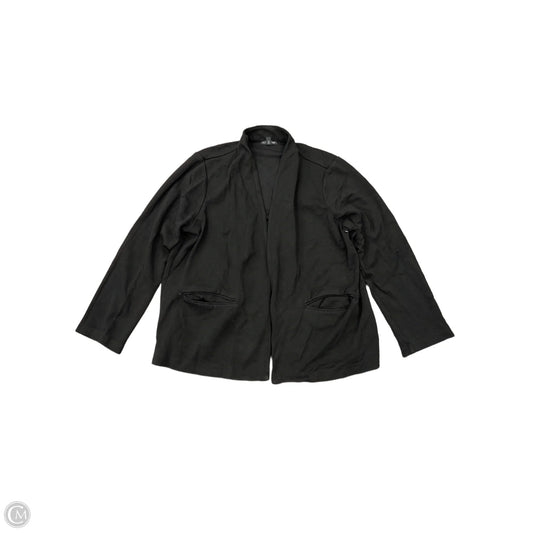 Blazer Designer By Eileen Fisher In Black, Size: Xl