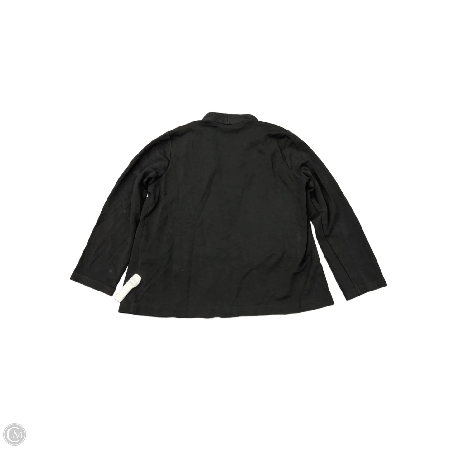 Blazer Designer By Eileen Fisher In Black, Size: Xl