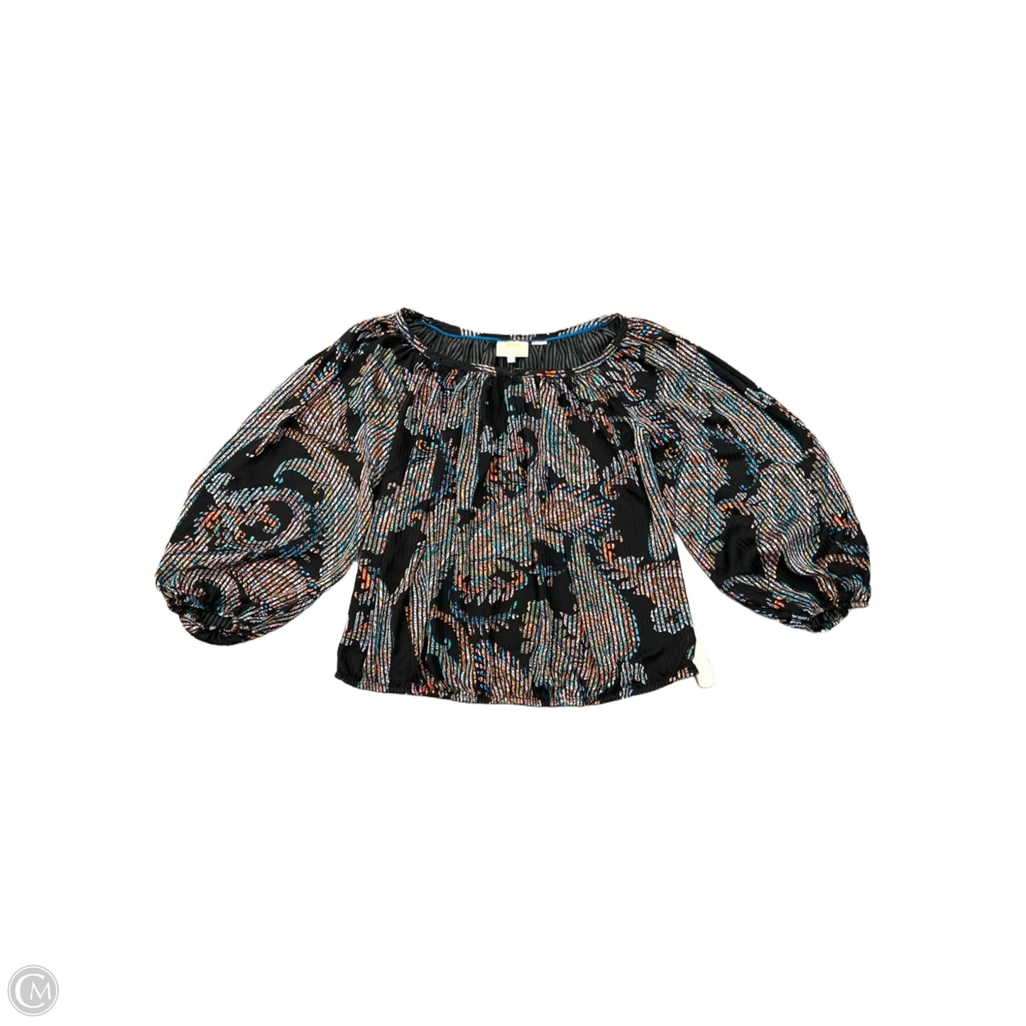 Top Long Sleeve By Maeve In Black, Size: 1x