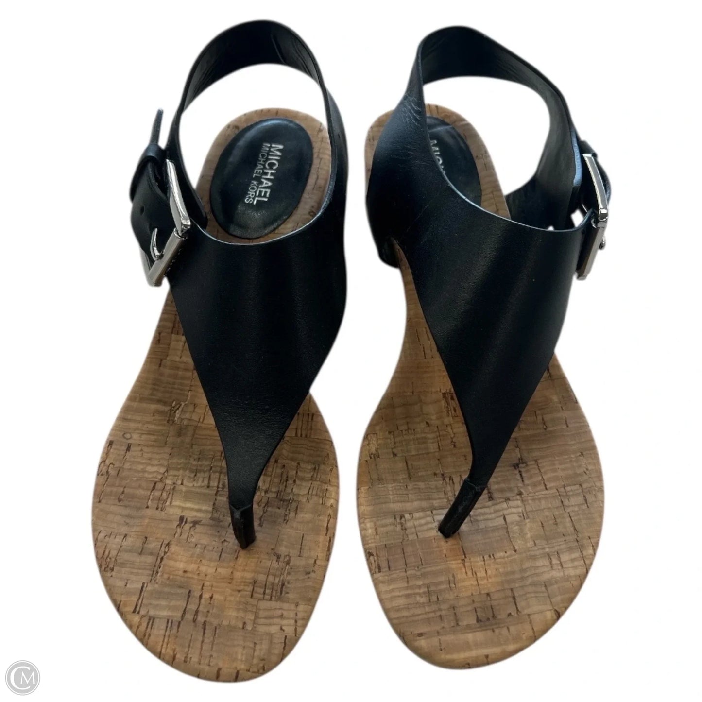 Sandals Designer By Michael Kors In Black, Size: 6