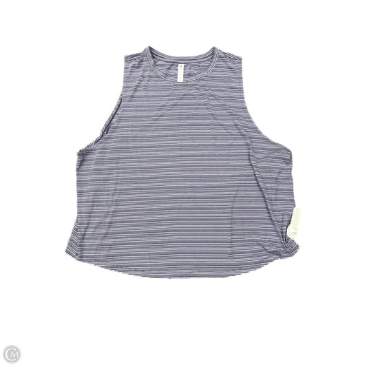 Athletic Tank Top By Athleta In Blue, Size: 2x