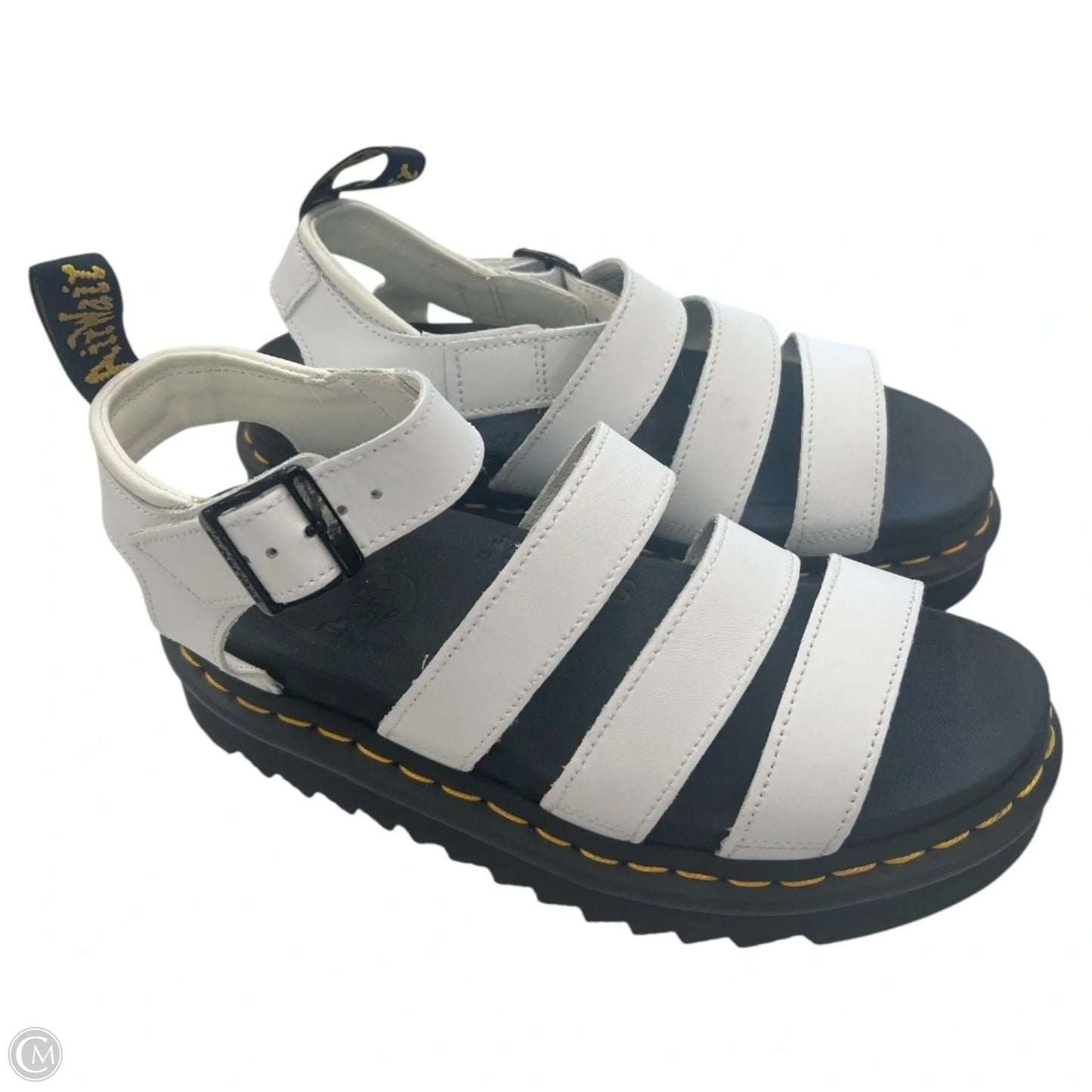 Sandals Flats By Dr Martens In White, Size: 7