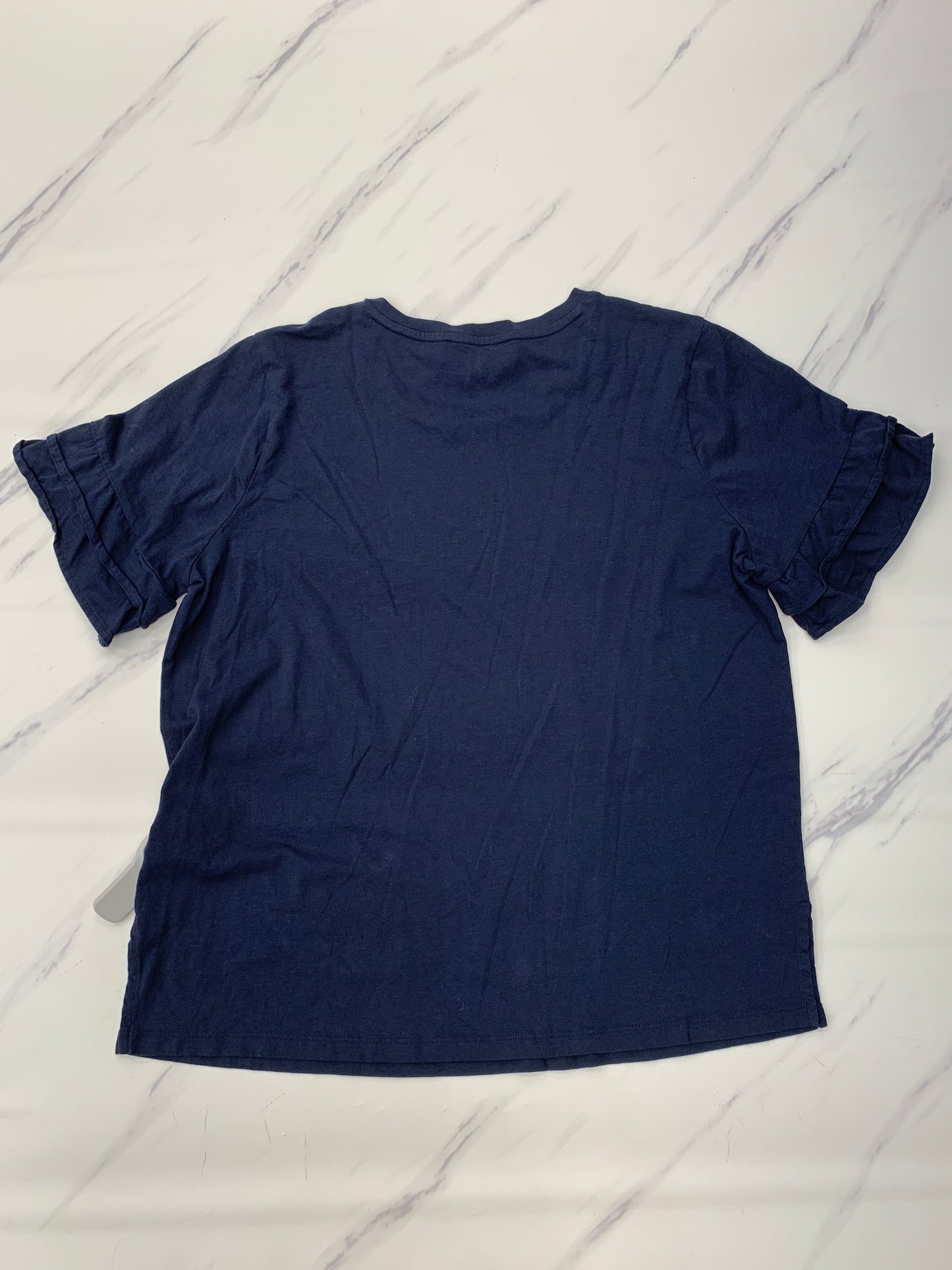 Top Short Sleeve By Michael By Michael Kors In Blue, Size: L