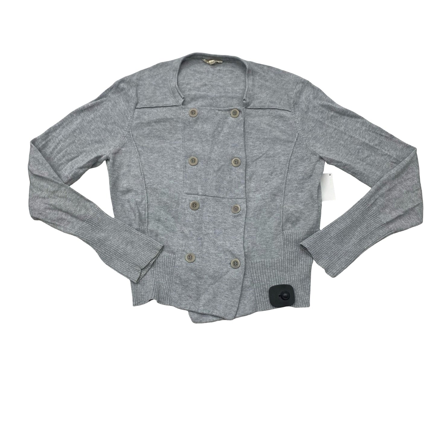 Cardigan Designer By Eileen Fisher In Grey, Size:S