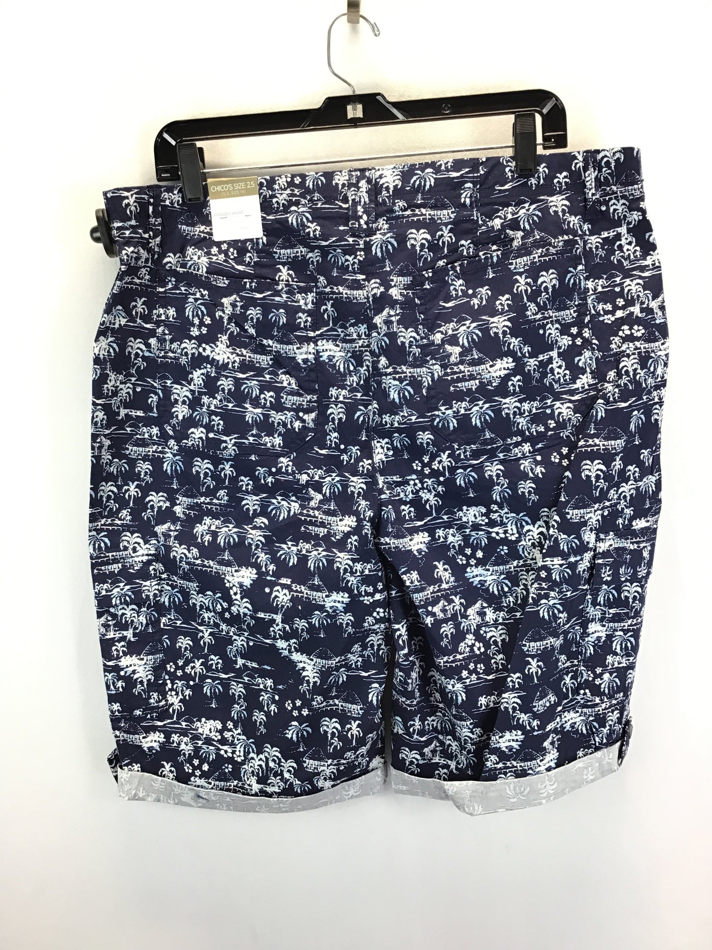 Blue Shorts Chicos, Size 2.5 / 14
