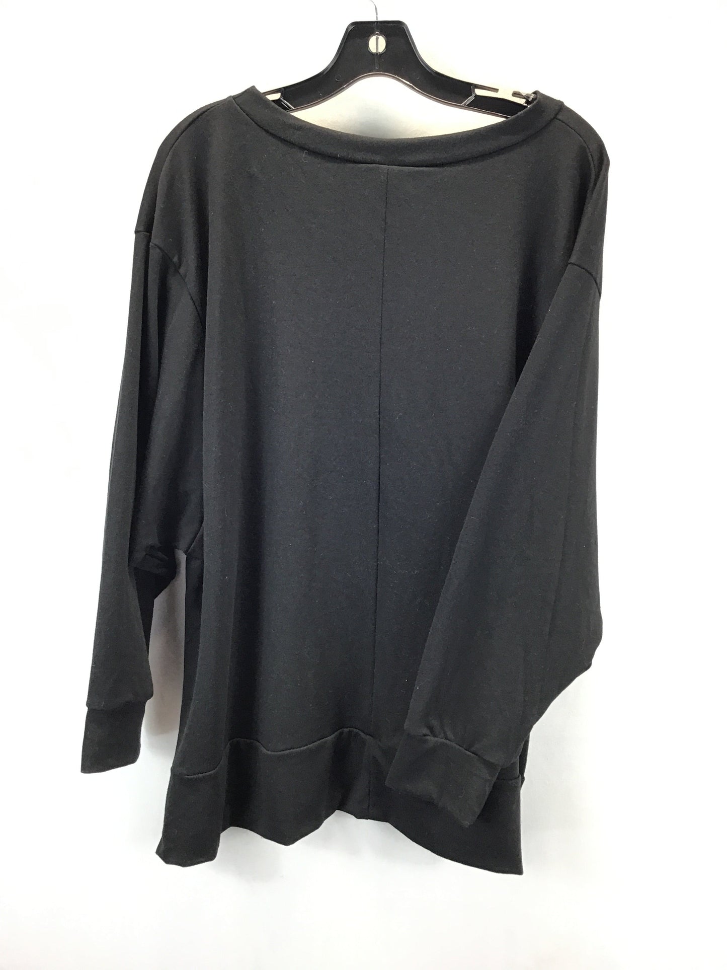 Top Long Sleeve By Sew In Love In Black, Size: 2x