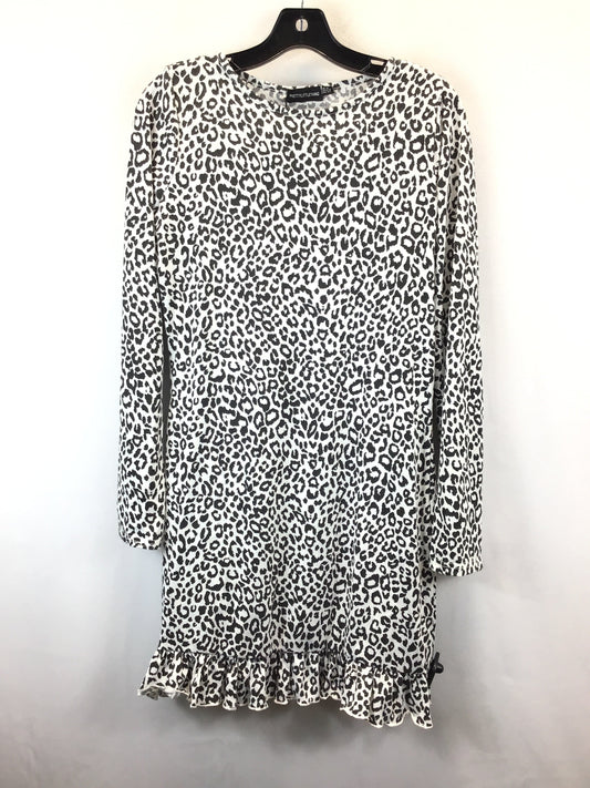 Tunic Long Sleeve By Pretty Little Thing In Animal Print, Size: 12