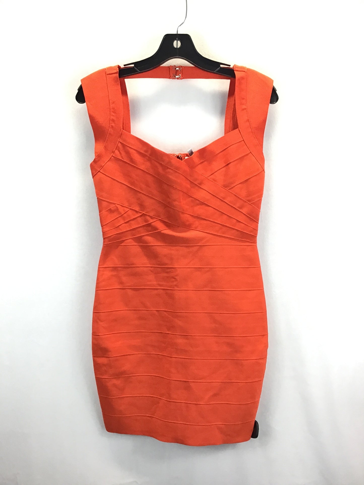 Orange Dress Party Short Fashion Nova, Size M