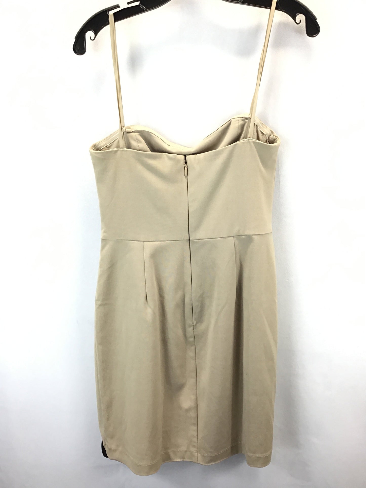 Dress Party Short Strapless By Bcbgmaxazria In Tan, Size: 8