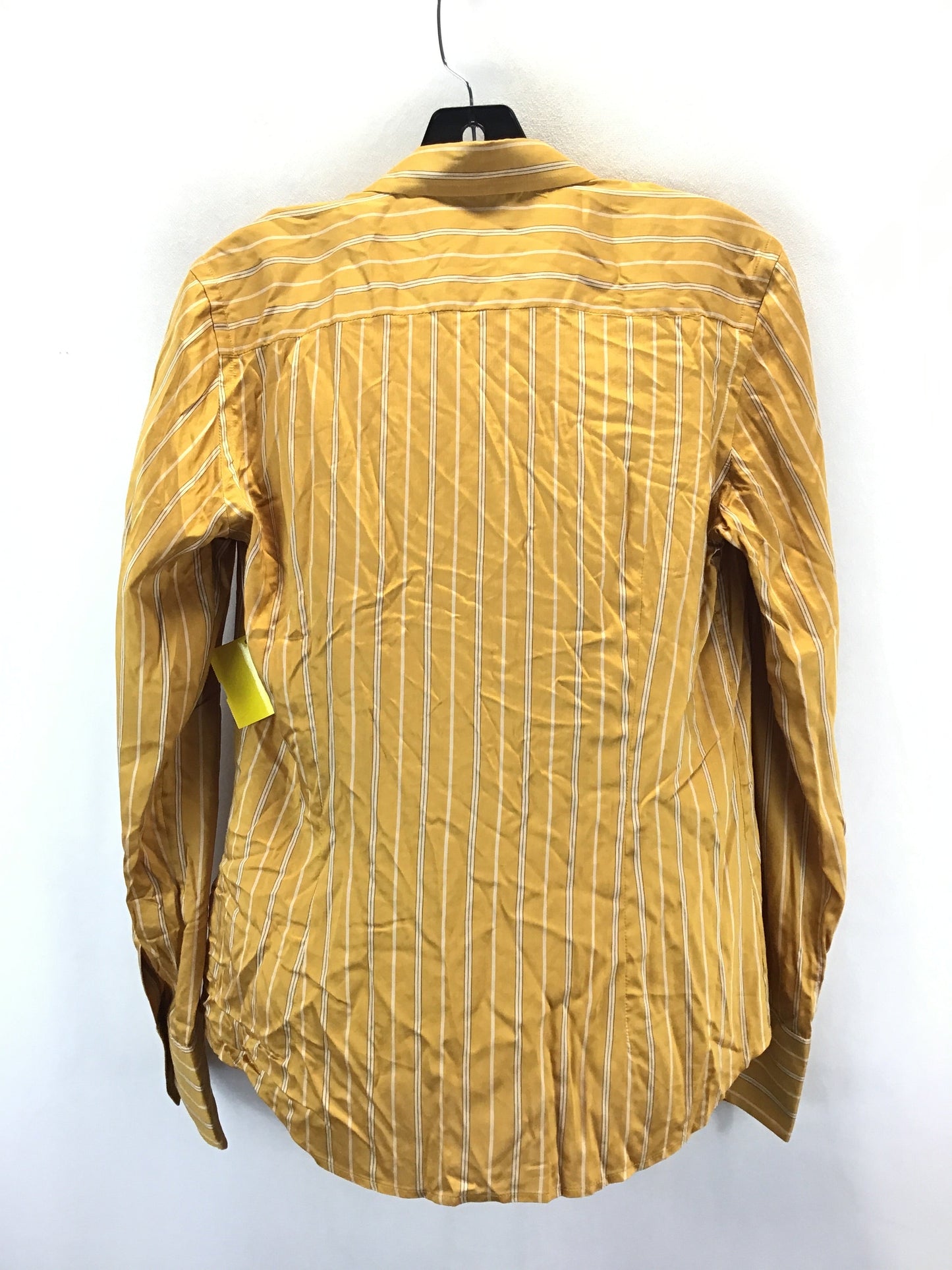 Top Long Sleeve By Cmc In Yellow, Size: 44