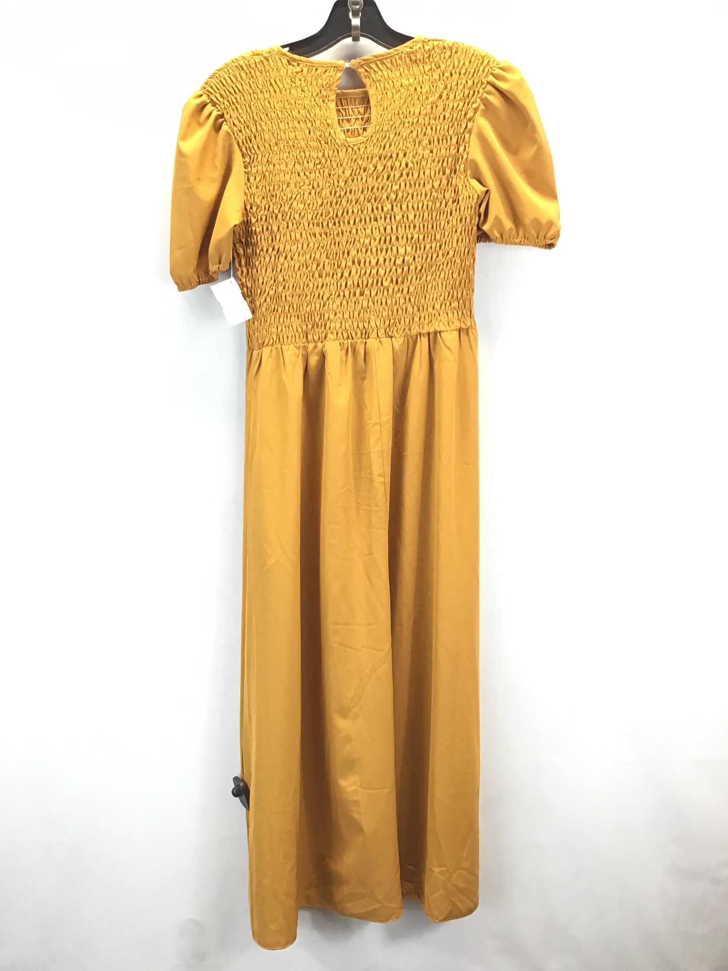 Dress Casual Midi By Shein In Mustard, Size: L