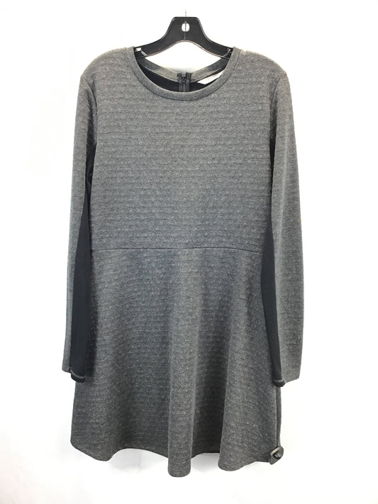 Dress Casual Midi By Rachel Roy In Black Grey, Size: Xl