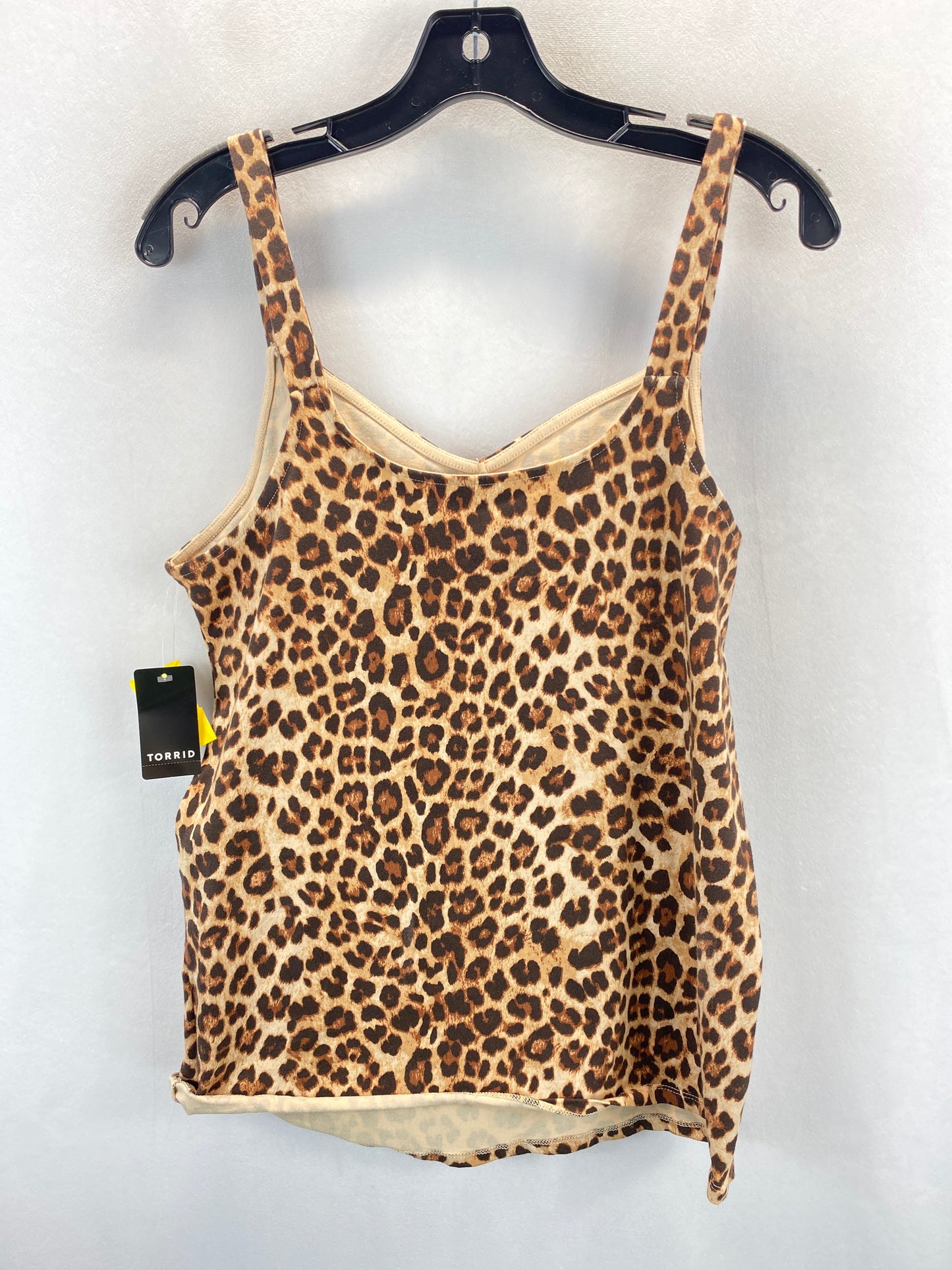 Leopard Print Top Sleeveless Torrid, Size 1