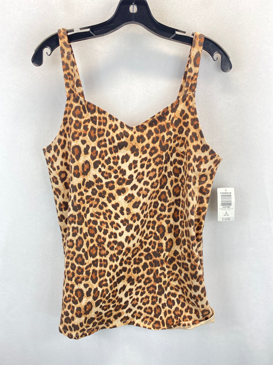 Leopard Print Top Sleeveless Torrid, Size 1