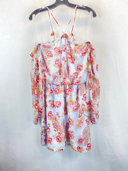 Floral Print Dress Casual Short Nordstrom, Size M