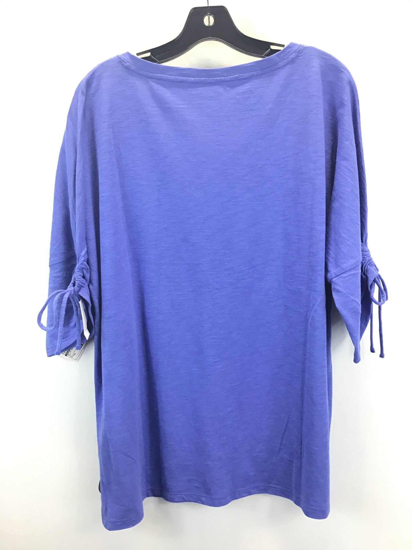 Blue Top Short Sleeve Basic Talbots, Size Xl