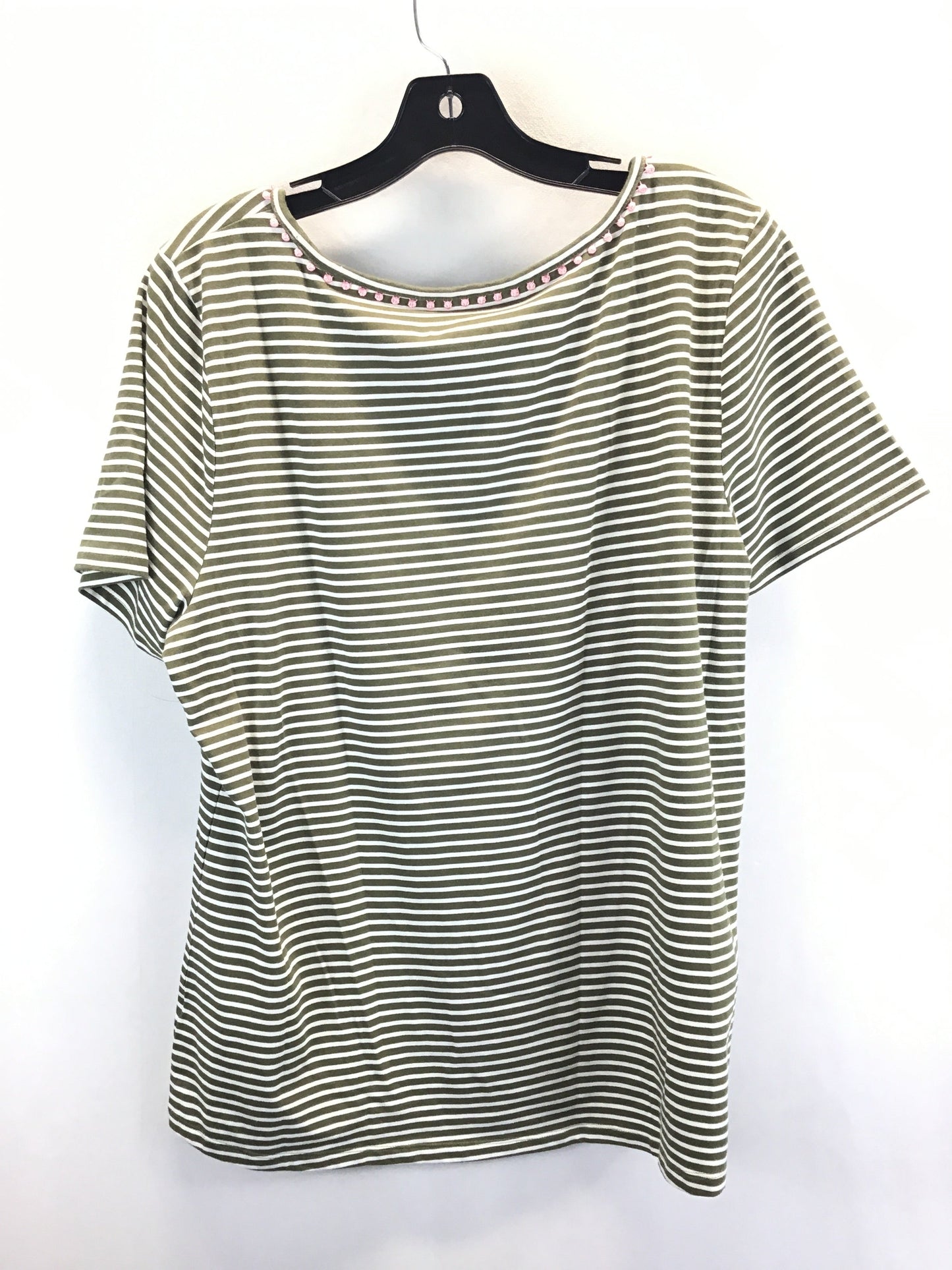 Top Short Sleeve Basic By Talbots  Size: Xl