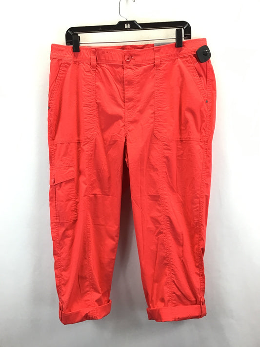 Orange Pants Cargo & Utility Chicos, Size 2.5