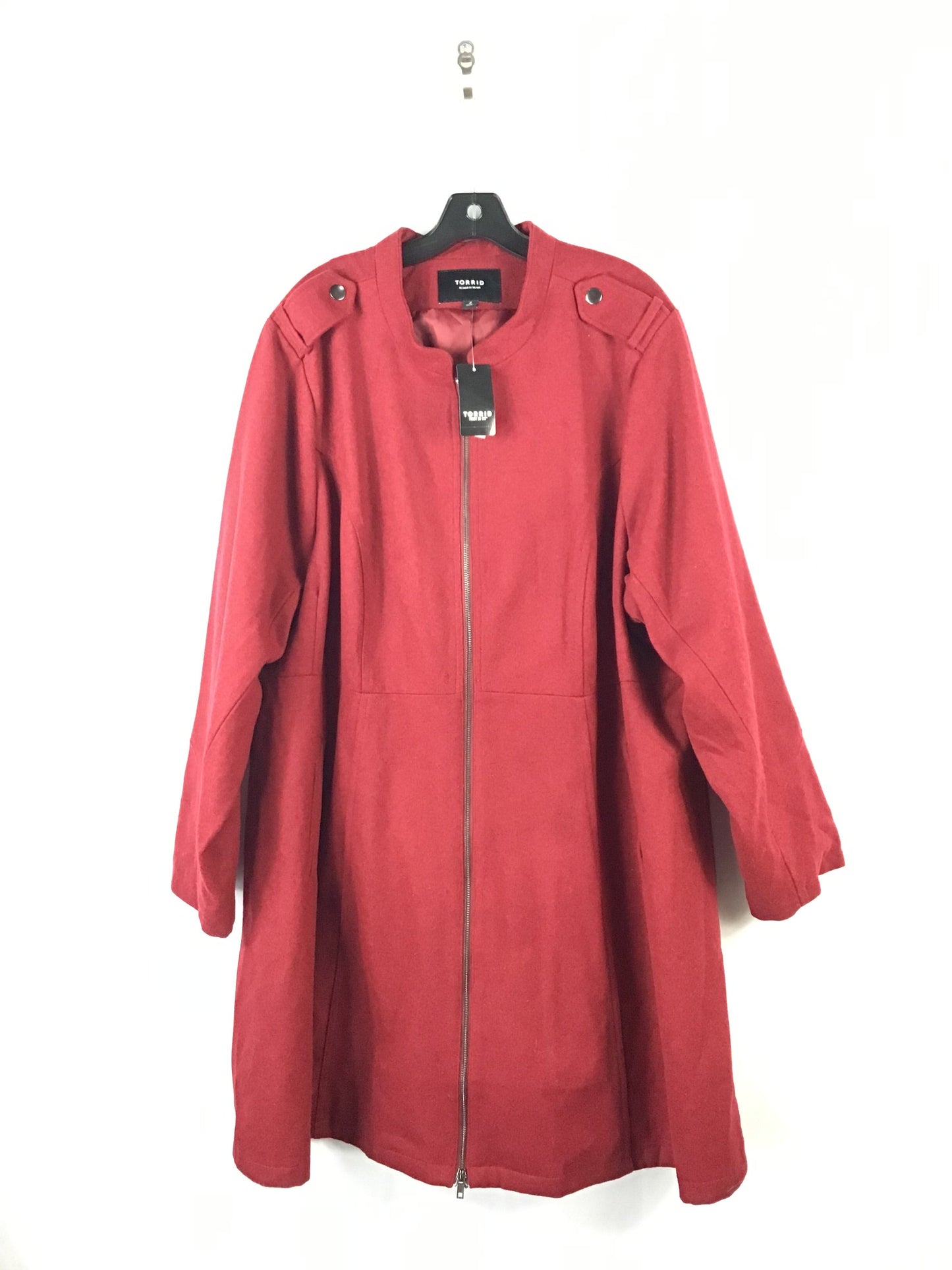 Coat Other By Torrid In Red, Size: 4x