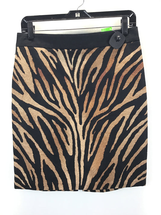 Skirt Midi By White House Black Market In Animal Print, Size: 8