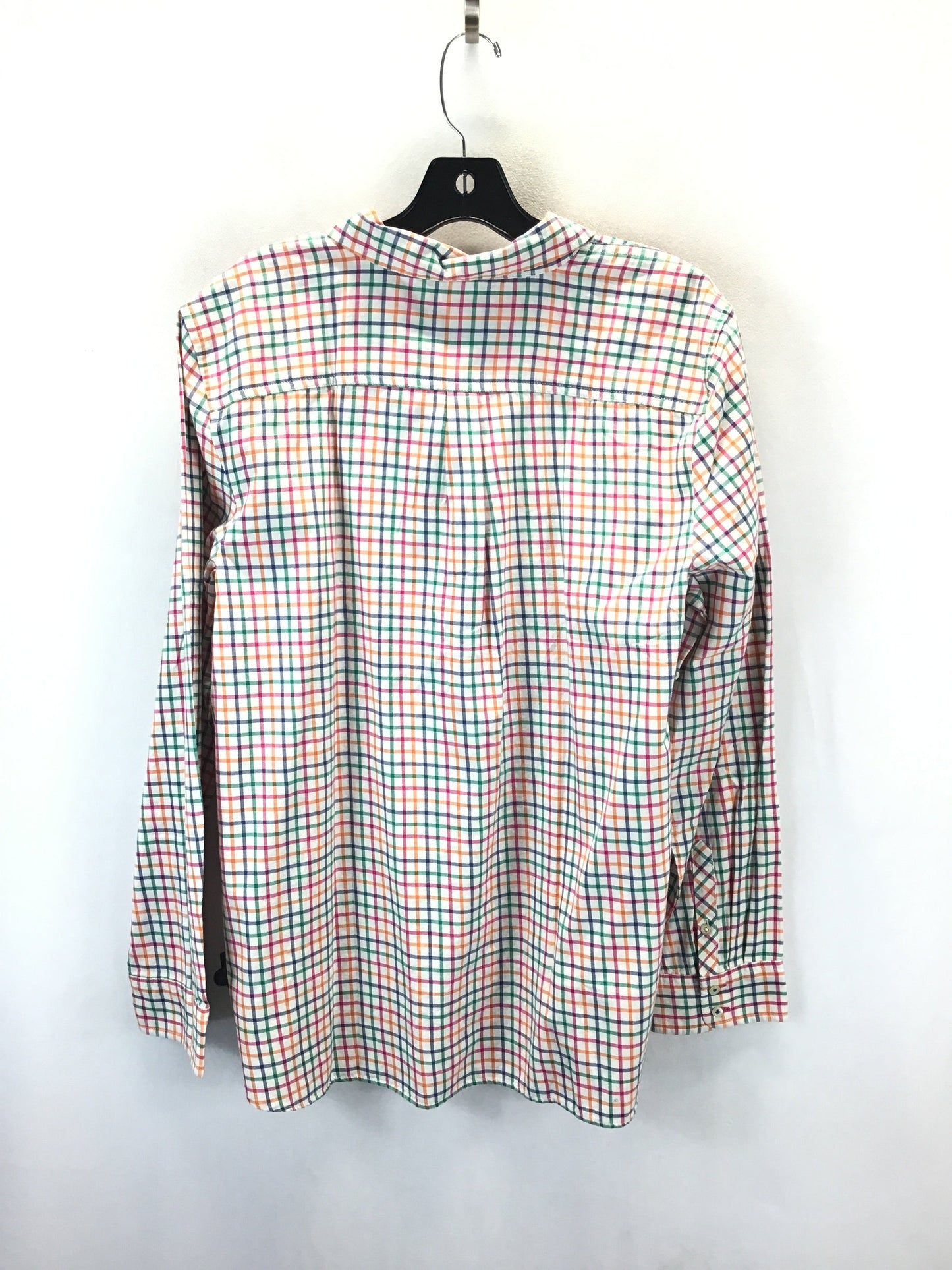 Top Long Sleeve By Talbots In Rainbow Print, Size: Xl