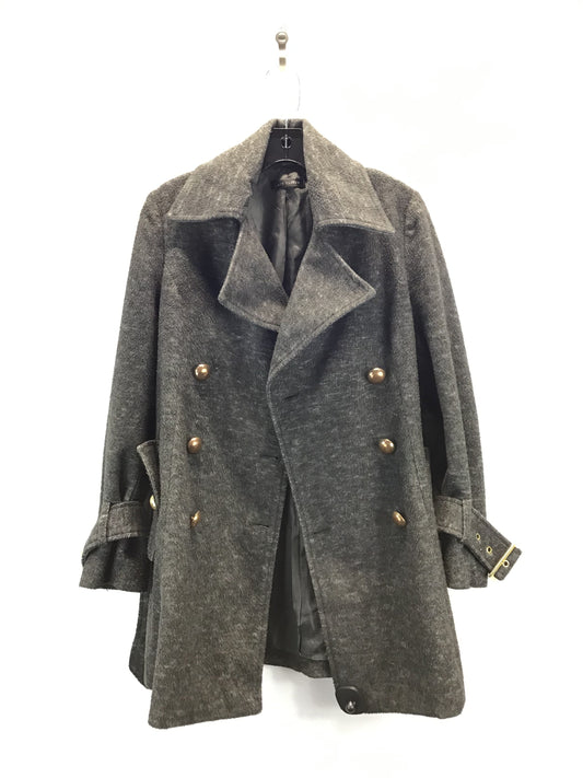 Coat Peacoat By Clothes Mentor In Grey, Size: M