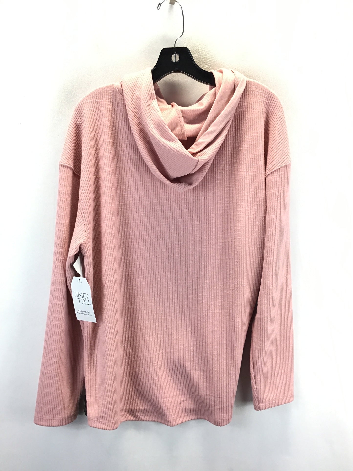 Sweatshirt Hoodie By Time And Tru In Pink, Size: Xl