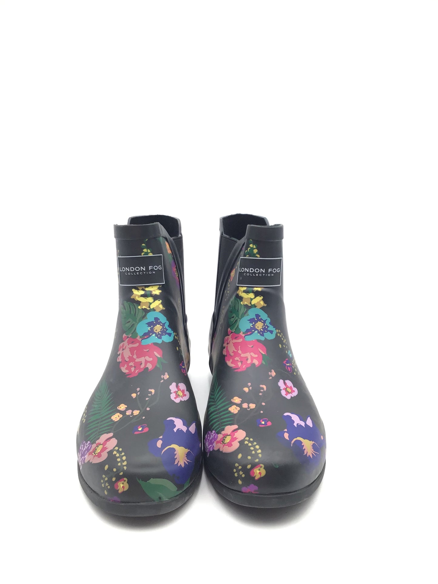 Boots Rain By London Fog In Floral Print, Size: 11