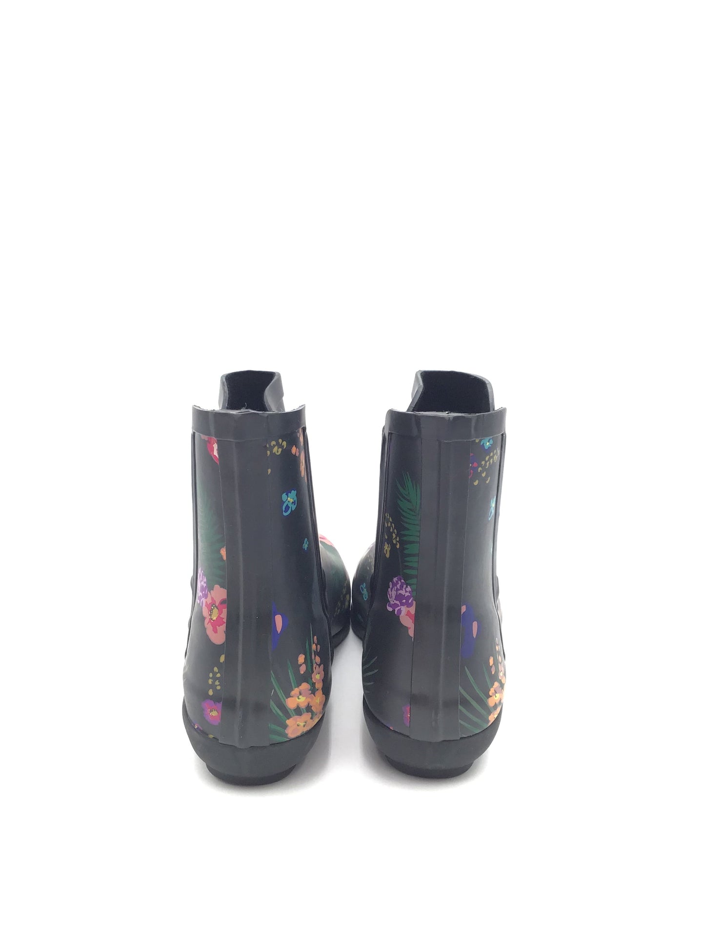 Boots Rain By London Fog In Floral Print, Size: 11