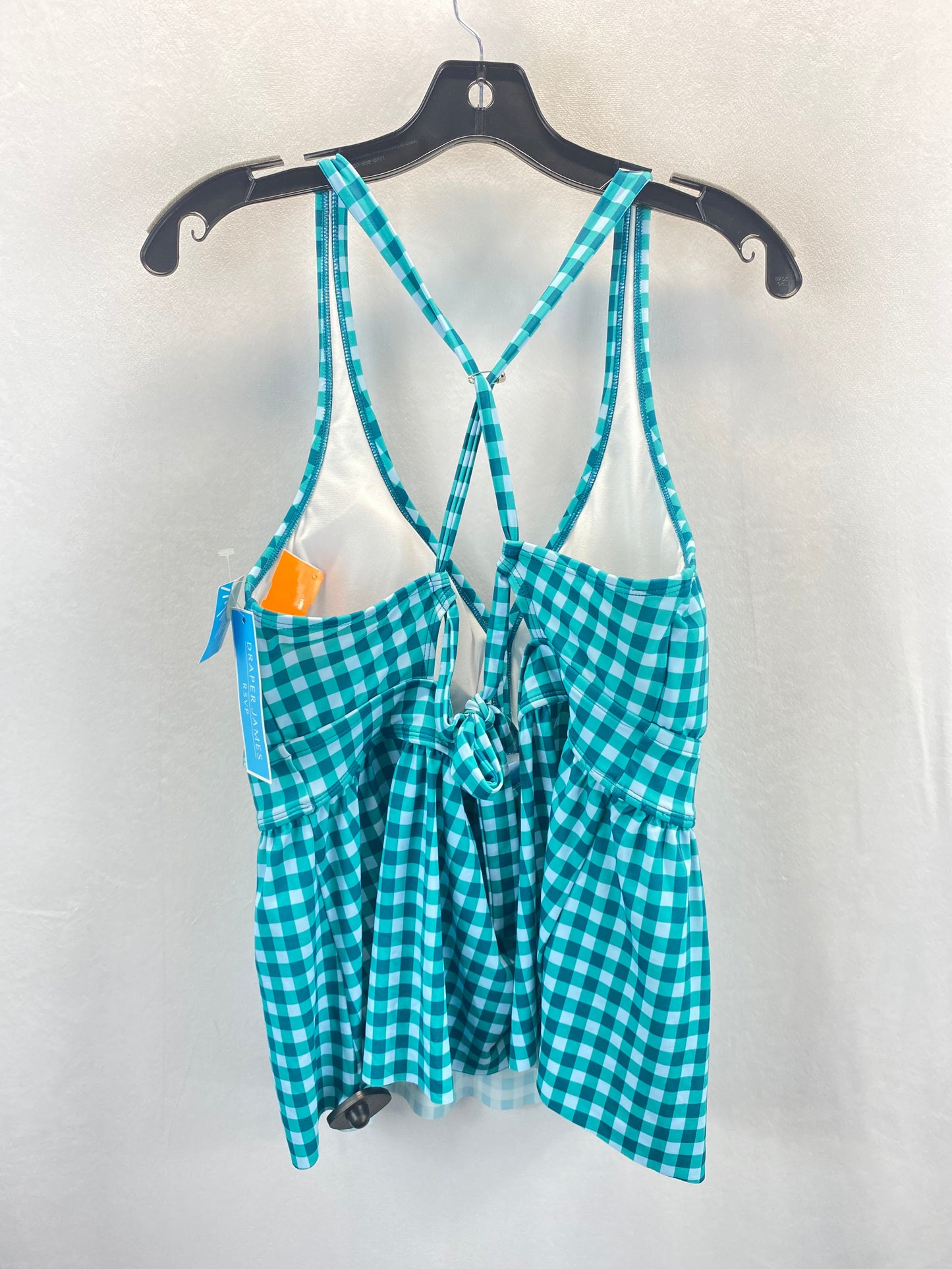 Green & White Swimsuit 2pc Draper James, Size Xxl