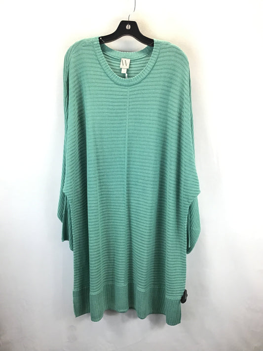 Sweater By Worthington In Green, Size: 3x