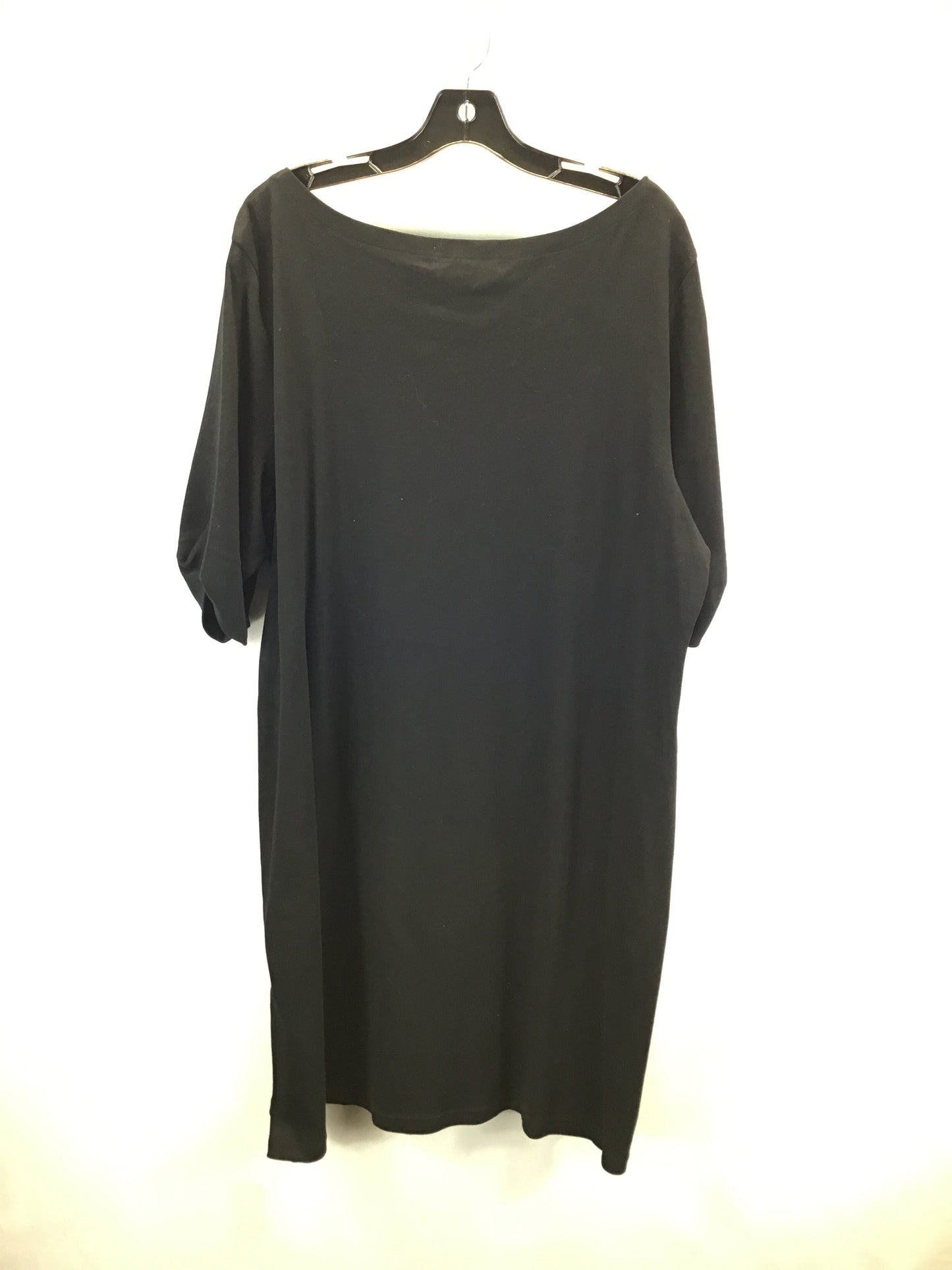 Dress Casual Midi By Karen Scott In Black, Size: 2x