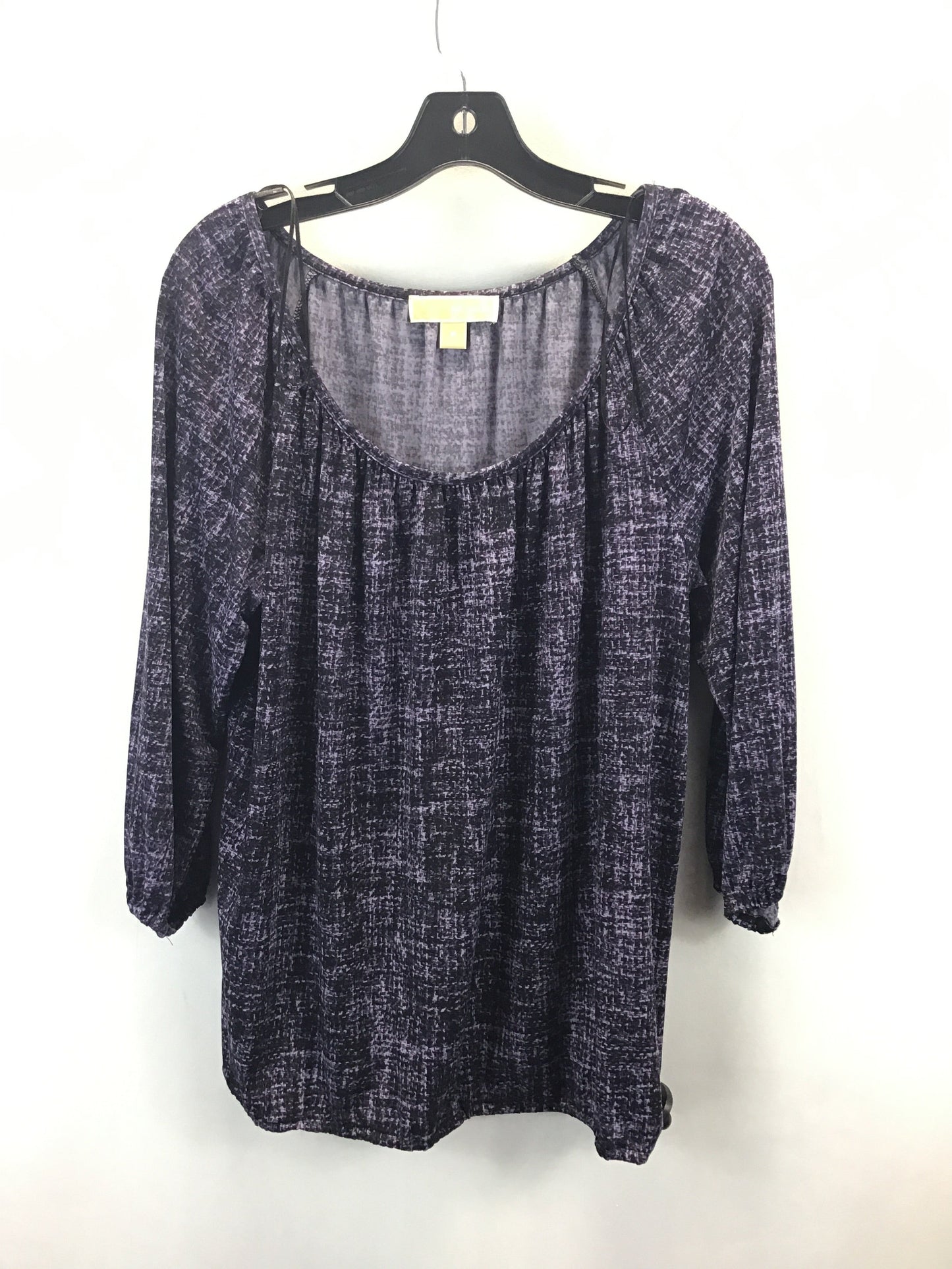 Top Long Sleeve By Michael By Michael Kors In Purple, Size: M