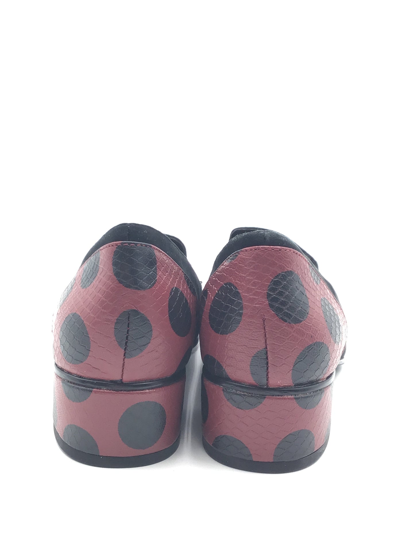 Shoes Flats By Logo In Polkadot Pattern, Size: 6.5