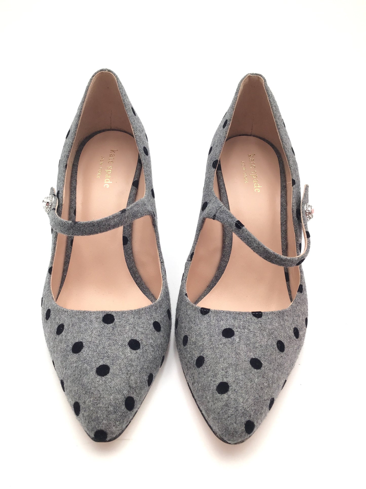 Shoes Designer By Kate Spade In Polkadot Pattern, Size: 10