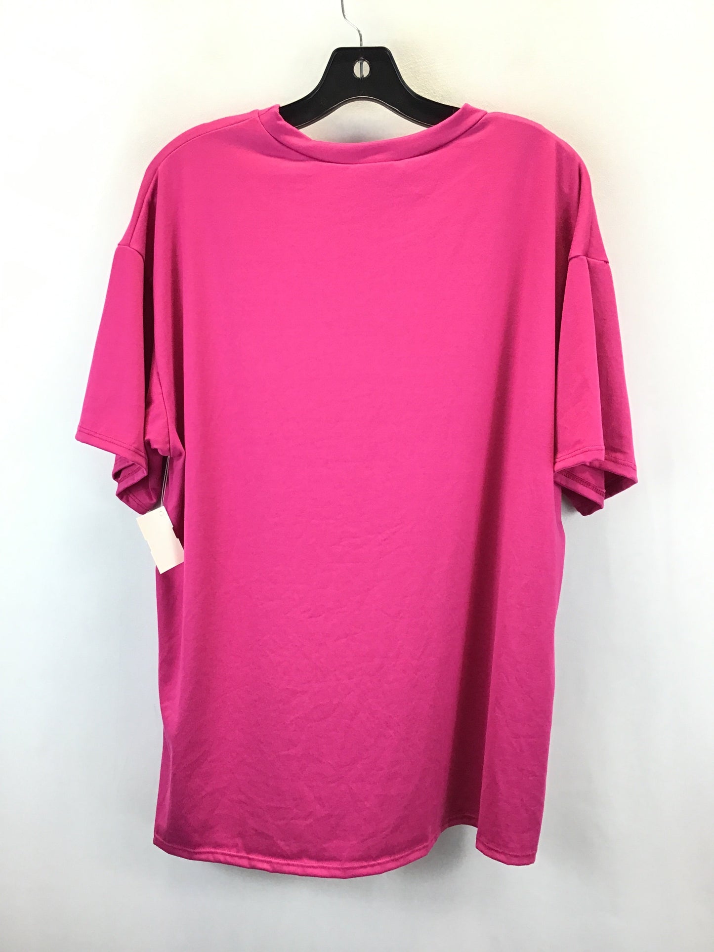 Pink Top Short Sleeve Fashion Nova, Size M