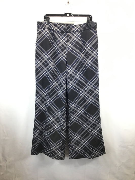 Pants Lounge By Cato In Plaid Pattern, Size: 16