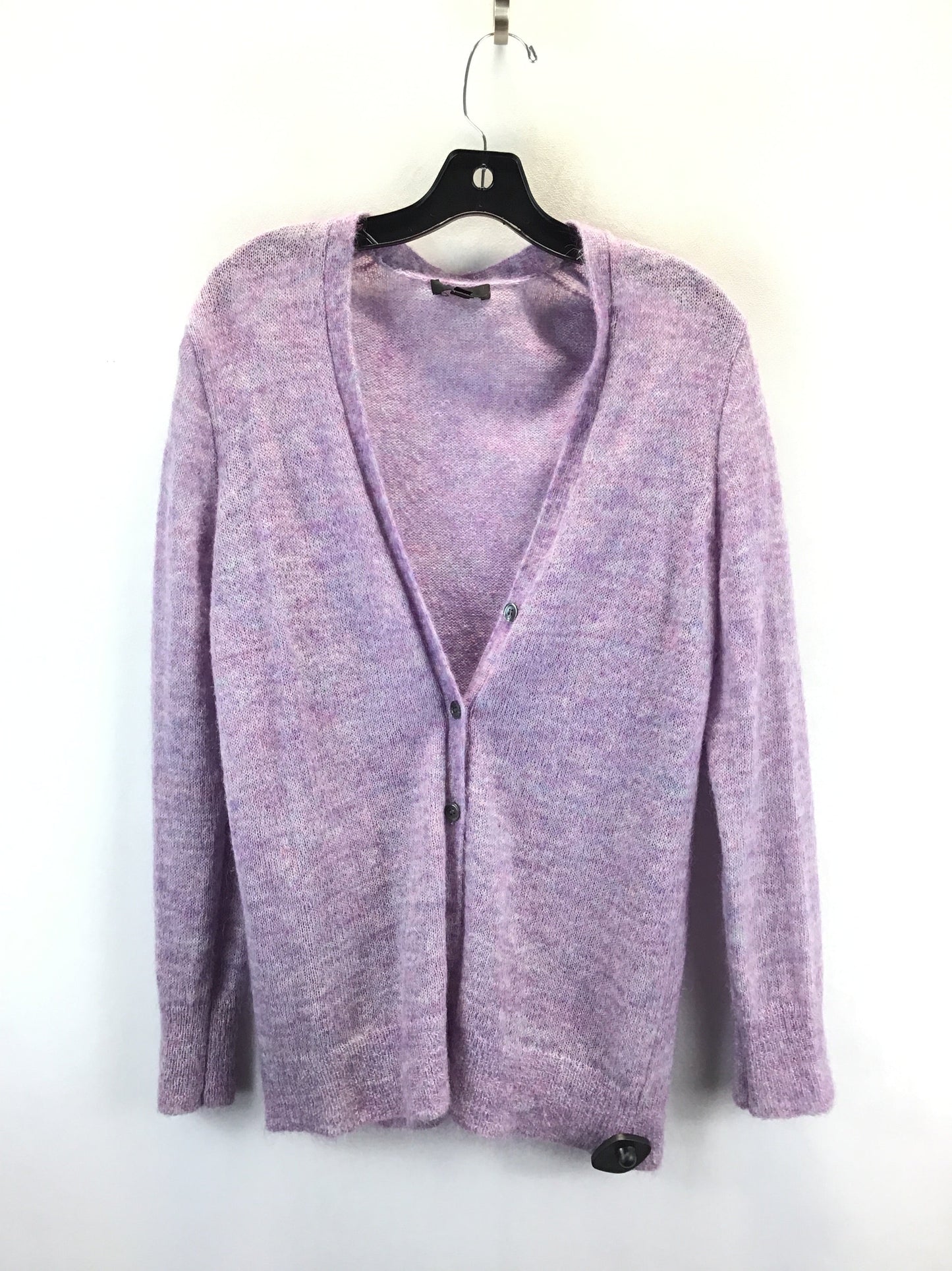 Sweater Cardigan By J. Crew In Purple, Size: M