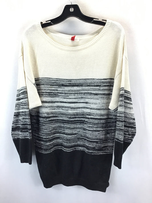 Sweater By H&m In Black & Cream, Size: S