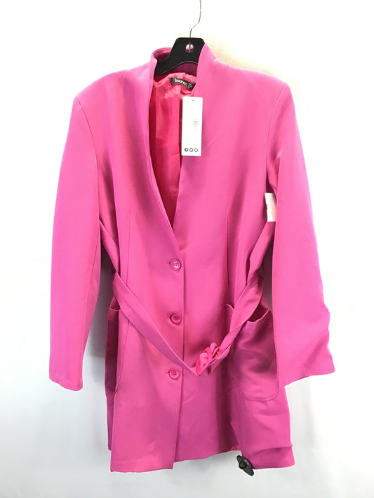 Blazer By Boohoo Boutique In Pink, Size: M