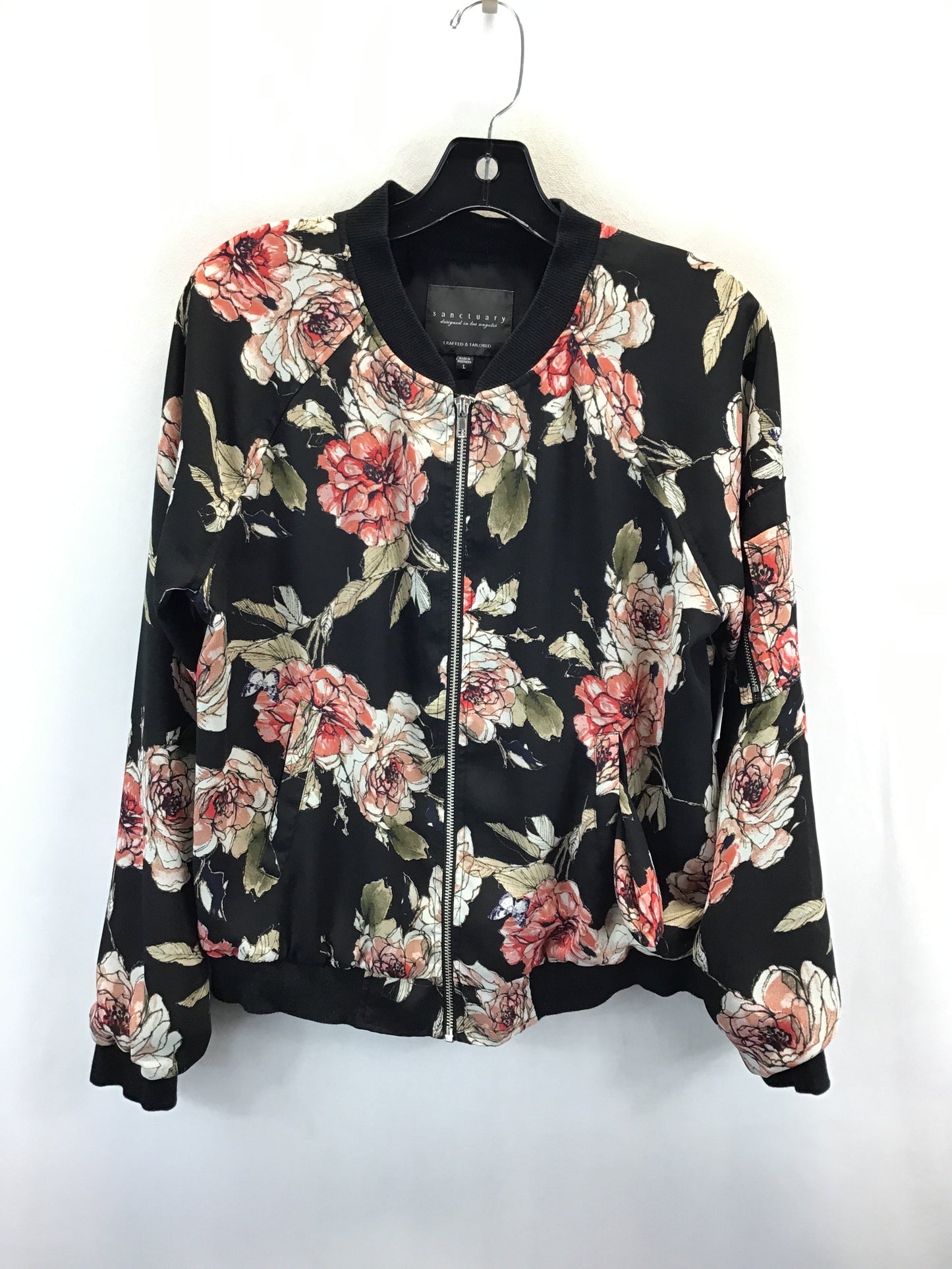 Jacket Other By Sanctuary In Floral Print, Size: L