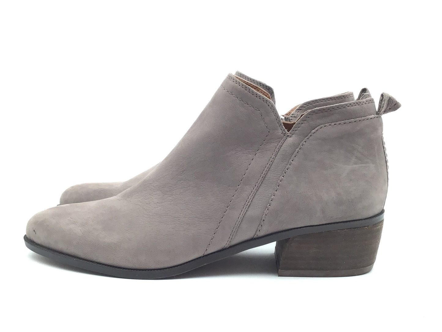 Boots Ankle Flats By Franco Sarto In Grey, Size: 9