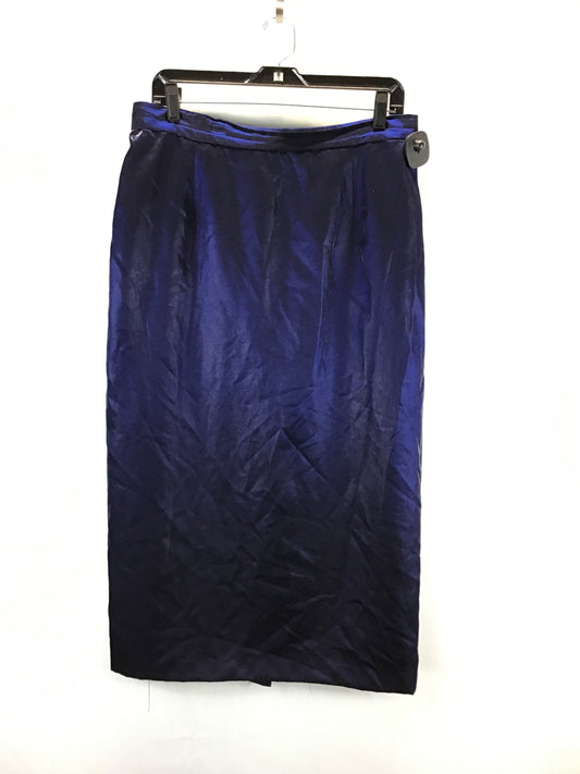 Skirt Midi By Clothes Mentor In Blue, Size: 16