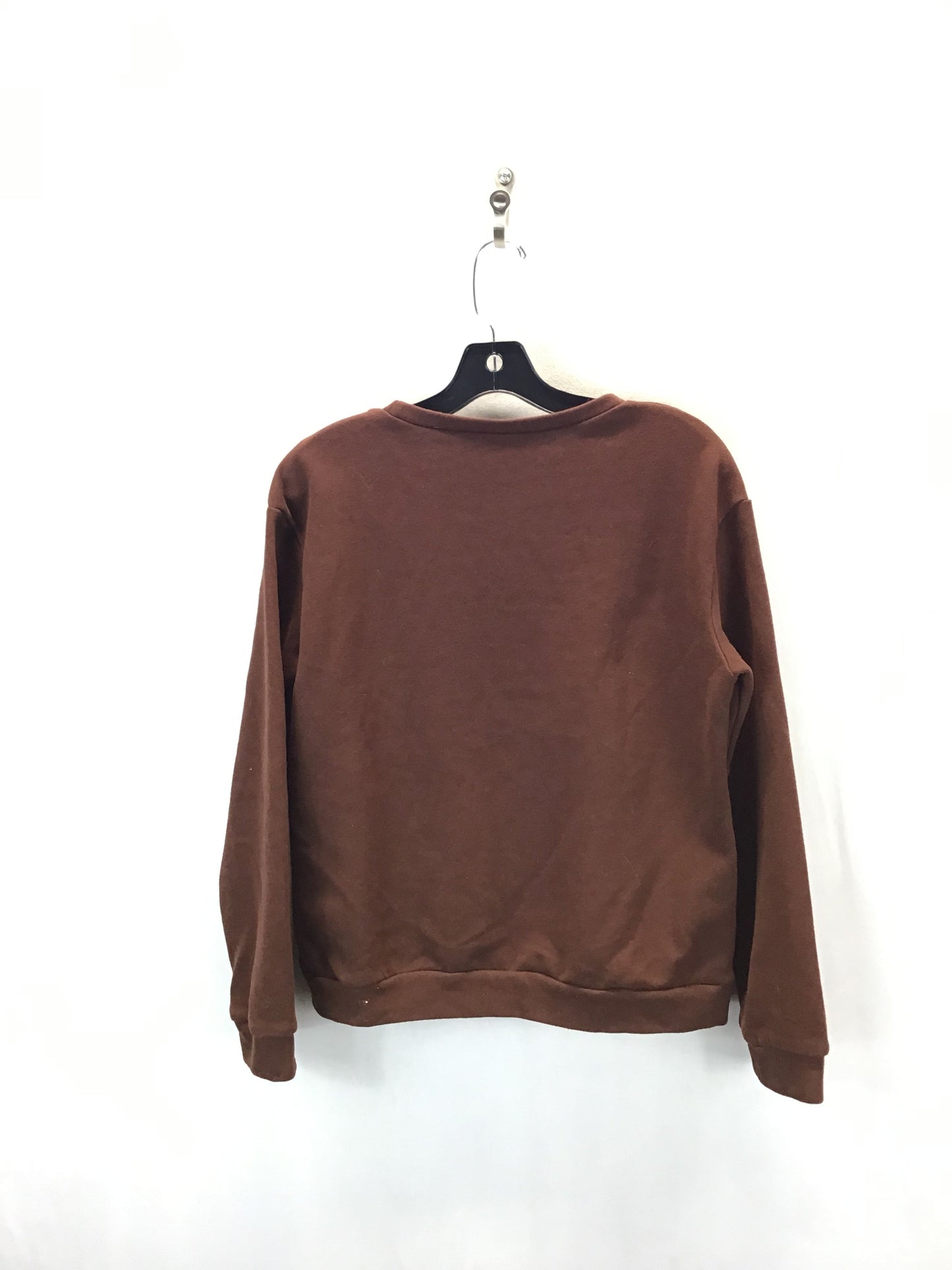 Sweatshirt Collar By Shein In Brown, Size: M