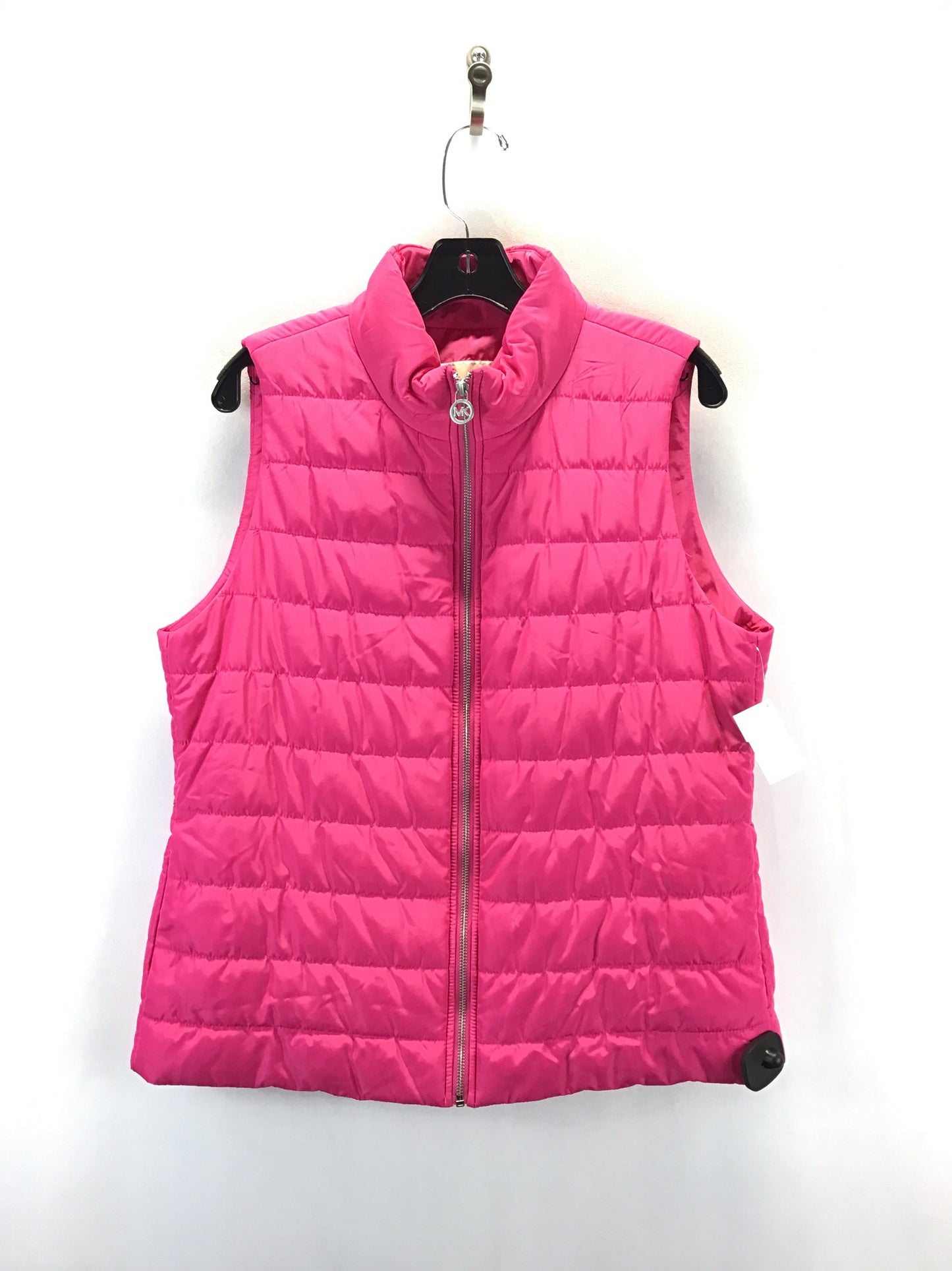 Vest Puffer & Quilted By Michael By Michael Kors In Pink, Size: L