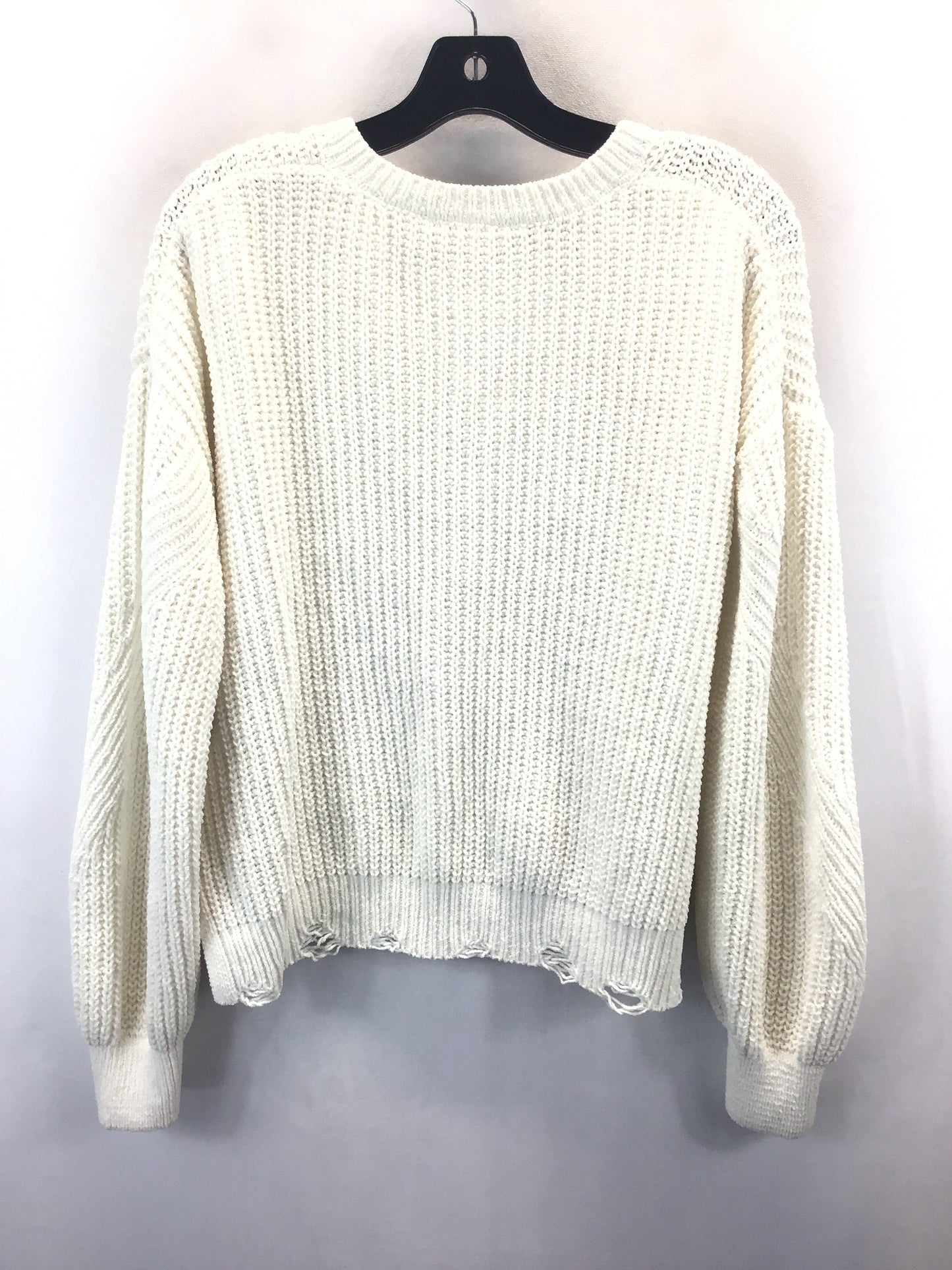 Sweater By No Boundaries In Cream, Size: L