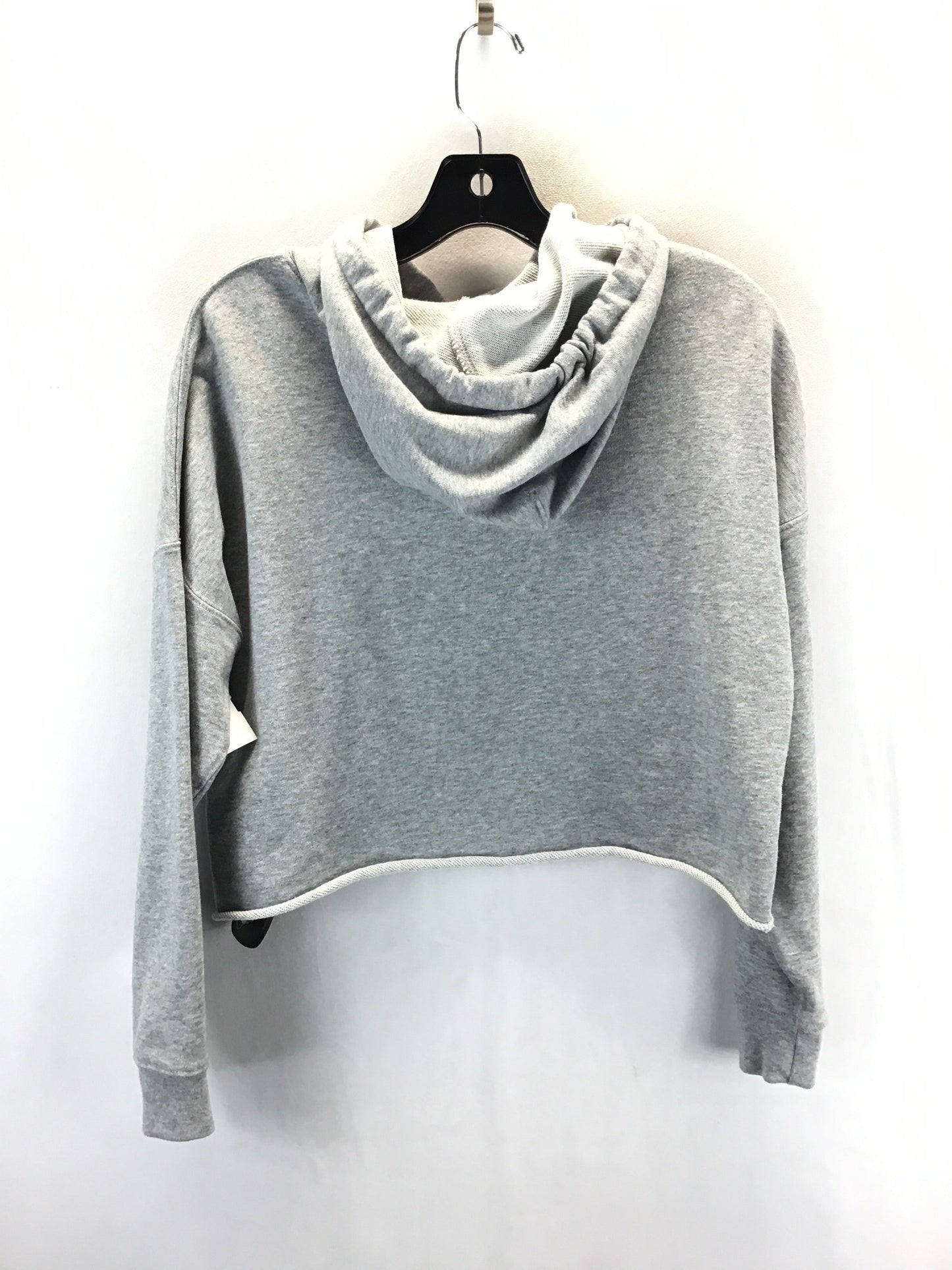 Sweatshirt Hoodie By Calvin Klein In Grey, Size: Xs